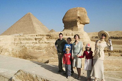 Dzieciaki w Egipcie