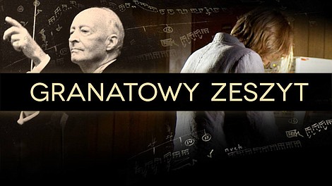 Granatowy zeszyt