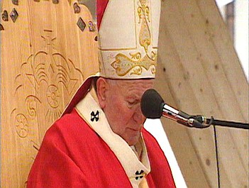 Papież Polak do rodaków: Homilia podczas mszy świętej odprawionej przy kościele Ducha Świętego w Koszalinie, 1 czerwca 1991 r.
