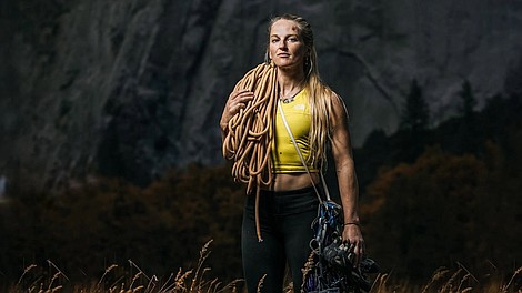 Girl Climber. Wspinaczka