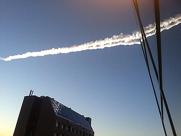 Meteor nad Rosją