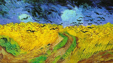 Van Gogh. Zboża i chmury